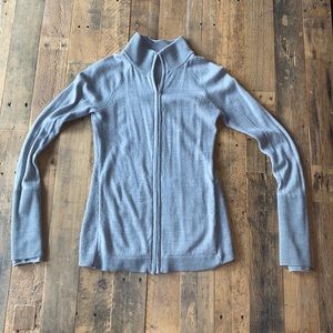 Lululemon Size 4 Grey Sweater Jacket
